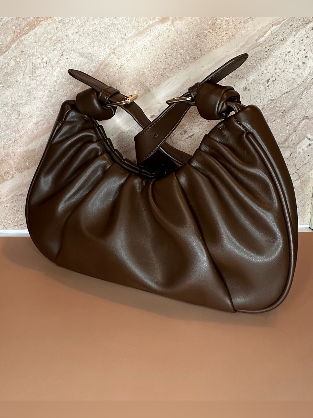 8 Other Reasons “Daphne” Shoulder Bag Chocolate Brown